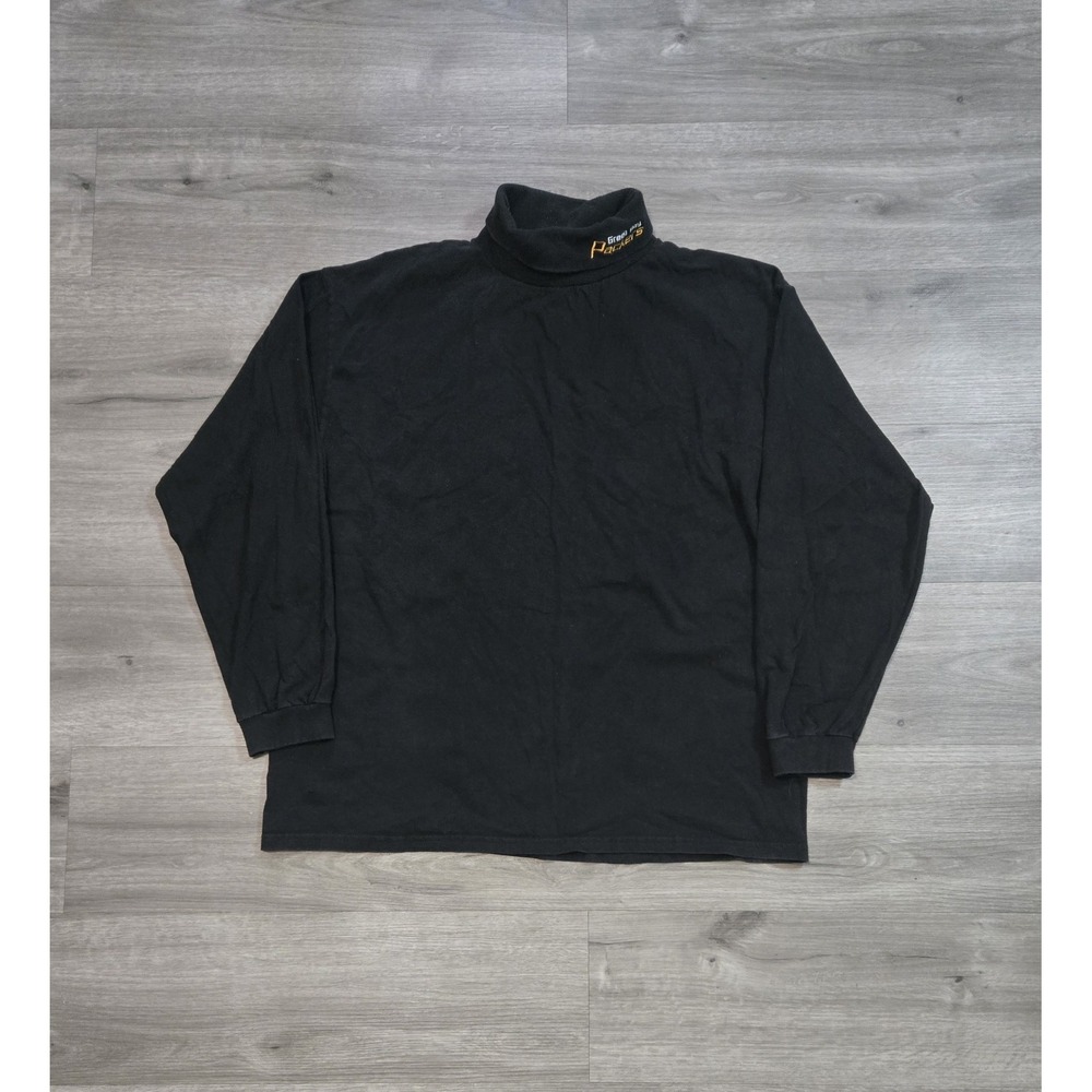 Vintage NFL Green Bay Packers Long Sleeve Turtleneck Black Men's Size XL